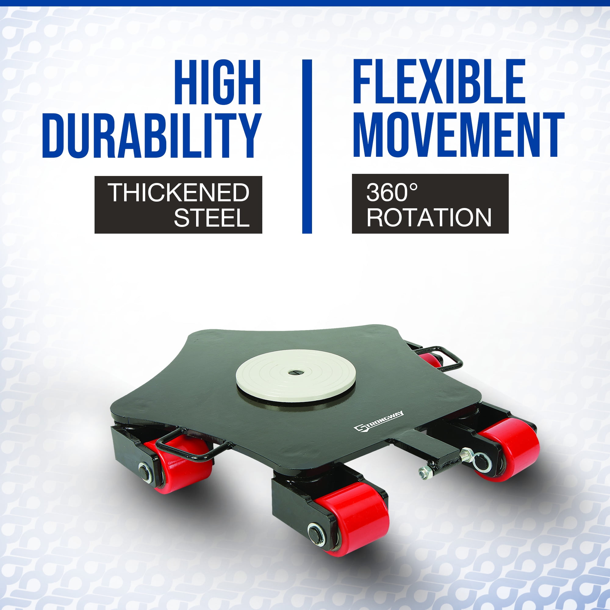Strongway Omni-Directional Machinery Mover with 360° Rotation