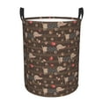 thumbnail image 6 of Lsque Dachshund Dog Puppy pattern Laundry Hamper Basket, Tall Woven Rope Hamper Basket for Clothes, Lightweight Storage Basket, Collapsible Waterproof-Medium, 6 of 8