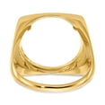 thumbnail image 5 of 14K Yellow Gold Ring Band Themed Holds 1 10oz American Eagle coin Product does not include, 5 of 8