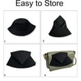thumbnail image 4 of Bucket Hat for Women Men Cotton Summer Sun Beach Fishing Cap, 4 of 5