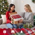 thumbnail image 6 of Gogreen Christmas Full Sheet Set 4-Piece, Microfiber Bed Sheets Deep Pocket, Soft Breathable Wrinkle Resistant Holiday Bedding(Christmas Plaid), 6 of 6