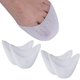 thumbnail image 1 of 2 paires de protège-orteils (blancs), protège-orteils professionnels en silicone, coussinets avant-pied ballerine, 1 of 5