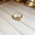 thumbnail image 1 of Anillo Abierto En Forma De Serpiente De Circón Con Sentido De Diseño Fresco Personalizado , De Dedo Índice Pequeño Y Simple Joyería Para Mujeres, 1 of 4