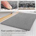 thumbnail image 2 of Alfombra de baño Antideslizante, Alfombra de Ducha de 50 x 80 cm, Suave a Prueba de Moho, Lavable a máquina, para Piso de baño, bañera (Gris) Sincero Electrónica, 2 of 5