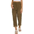 thumbnail image 4 of Women's High Waist Casual Pants Corduroy Loose Straight Trousers, 4 of 10