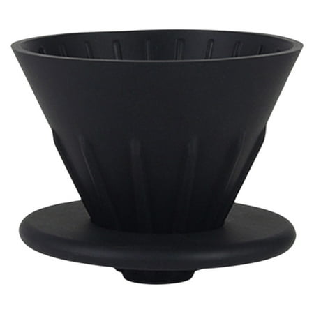 

VEAREAR 1 Set Filter Cup Collapsible Reusable with Cup Holder Silicone Manual 1-2 People Coffee Dripper Filter Cone Home Supplies