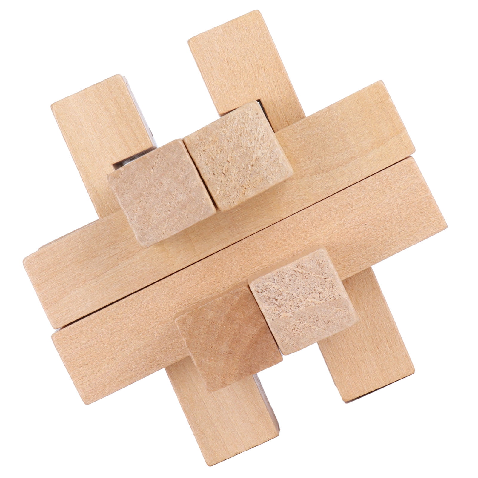 Puzzle Casse-tête En Bois Intelligent - Jeu D'enclavement, Cerveau, SGS, Neuf
