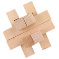thumbnail image 3 of Juguete de rompecabezas inteligente con cerradura de madera, rompecabezas entrelazados, juguete para adultos, juguete para el cerebro, 3 of 14