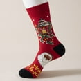 thumbnail image 3 of Luxalzxs Ugly Christmas Socks Cotton Holiday Socks Winter Warm Crew Socks Funny Colorful Socks for Women Men, 3 of 4