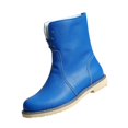 thumbnail image 2 of EKVAHL Women's Mid Calf Winter Boots, Non‑Slip Faux Leather Tennis Shoes, Faux Fur Lined Orthopedic Walking Booties For Cold Weather Blue, 2 of 5