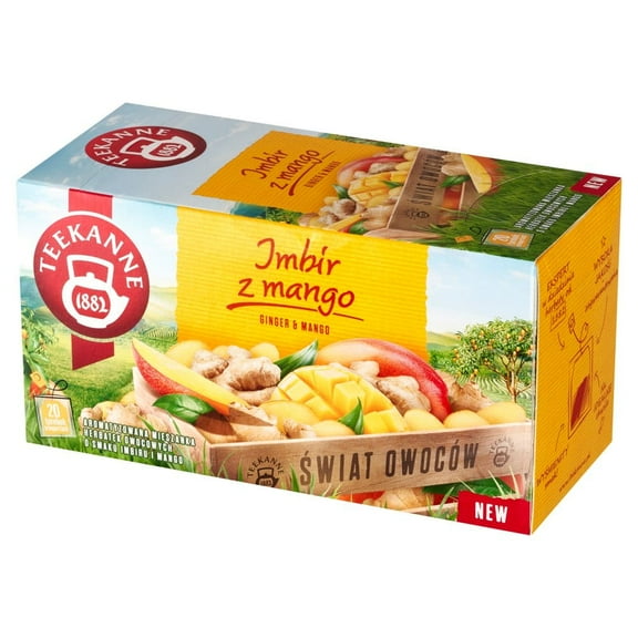 Teekanne tea GINGER MANGO Fruit tea -1 box/ 20 tea bags