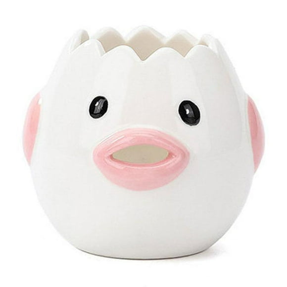 Cartoon Chicken Egg Separator Ceramic Egg Yolk White Kitchen Tool Divider V8E7