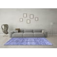 thumbnail image 3 of Ahgly Company Indoor Rectangle Abstract Blue Modern Area Rugs, 4' x 6', 3 of 4