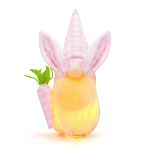 Muñeco duende sin rostro de Pascua | Acento decorativo para el hogar | Fibra de poliéster 16x6x6cm | Linda decoración del festival | Regalo ideal para escritorio, sofá, mesa, chimenea