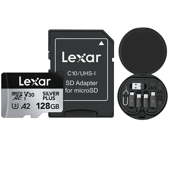 Lexar Professional Microsdxc 128gb Silver Plus U3 V30 A2 con regalito