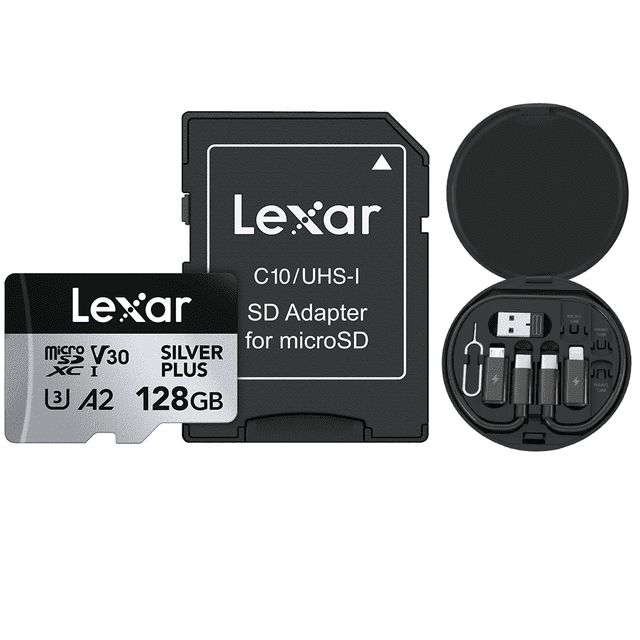 Lexar Professional Microsdxc 128gb Silver Plus U3 V30 A2 con regalito