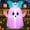 Pink Bow Ghost, variant on Joyfy 5Ft Halloween Inflatable Pumpkin Ghost with Colorful LED Lights,Halloween Blow Up Cute Decor for Indoor Outdoor Holiday Yard Decoration