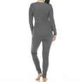 thumbnail image 3 of White Mark Ensemble de Pyjama Gaufré pour Femmes, 3 of 6