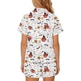 thumbnail image 6 of XUNKUSGA Halloween Pajamas Set for Girls Cute Pumpkin Print 2 Piece Pjs Set for Kids Lightweight Casual Loose Short Sleeve Button Down Sleepwear Sets 11-12 Years, 6 of 8