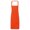 Orange, variant on Premier Ladies/Womens Apron (no Pocket) / Workwear (Pack of 2)