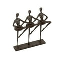 thumbnail image 2 of Truu Design Bronze Look Ballet Trio Iron Sculpture, 2 of 3