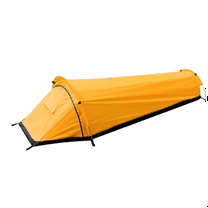 Urltra-Light Outdoor Equipment Wild Camping Sleeping Bag Tent Single Person Hiking Camping Backpacking Tent Waterproof,B,1 x Backpacking Tent,Yellow