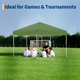 thumbnail image 1 of Carpa Plegable para Exterior 3x3m - Fácil Montaje, Estructura Robusta y Centro de Bloqueo - Impermeable, Resistente a Rayos UV - Incluye 1 Pared Lateral - Ideal para Jardín, Picnic, Camping y Eventos, 1 of 8