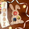 thumbnail image 7 of SLYNSHome Easter Platter Eggs Shaped Wood Easter Tray for Food Egg Wooden Charcuterie Serving Board, 7 of 7