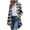A1_Gray#women's plaid long shacket, variant on FAVIPT Plus Size Plaid Hoodie Jacket for Women Button Up Long Sleeve Jackets Fleece Sherpa Winter Warm Coats Pocket Shackets for Women Army Green,XXXXXL