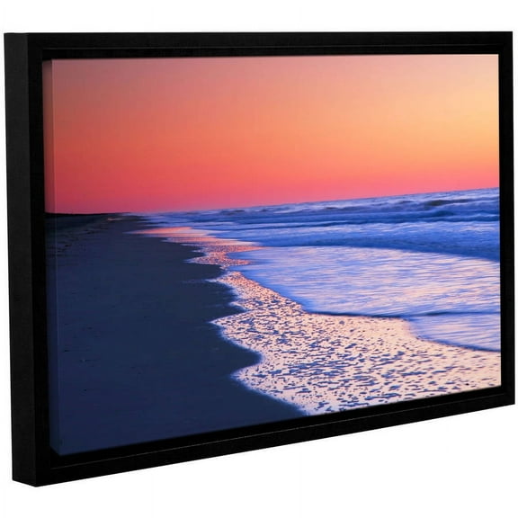 ArtWall Steve Ainsworth "Lavender Sea I" Gallery-Wrapped Floater-Framed Canvas