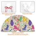 thumbnail image 4 of Yiaed Colorful Poodle Dog Print Christmas Tree Skirt , Tree SkirtsTree Mat for Christmas Winter Holiday Indoor Decorations-30", 4 of 7