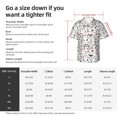 thumbnail image 6 of Lsque Cute Cat pattern Hawaiian Shirt for Men, Unisex Summer Beach Casual Short Sleeve Button Down Shirts-Medium, 6 of 9