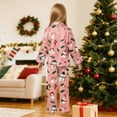 thumbnail image 5 of Gubotare Christmas Pajamas Little Boys Set 2-Piece Cozy Pajamas For Little/Big Trendy Boys Long Sleeves Soft Pjs Set Kid Size 9-10 (Pink,9-10 Years), 5 of 9
