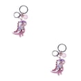 thumbnail image 2 of Jumpingount Accesorio de llavero fácil de llevar: nunca vuelvas a perder las llaves Lindo llavero de dinosaurio Llavero de dinosaurio Q429-1 2piezas, 2 of 6