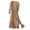 Brown, variant on Women's Midi Length Cardigan, Ice Silk Blend Open Front Knit Cover Up, Lightweight and Breathable for Spring Summer Layering, Beach Cover Ups, and Casual Wear-Black