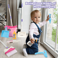 thumbnail image 2 of Cleaning Set for Kids, Mop Broom & Dustpan Set, Cleaning Tool Toys for 2-4 Year Old, Kitchen Cleaning Toy for Toddlers Birthday Christmas Gifts, 2 of 7