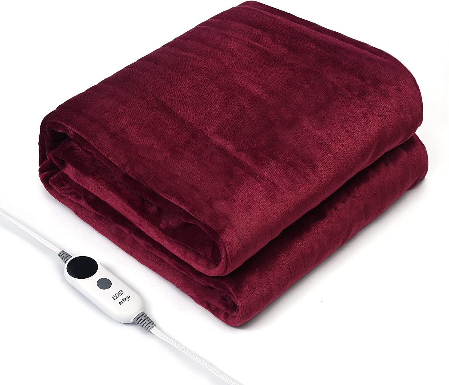Electric Blanket Twin Size with 6 Heating Levels and 9 Hours Auto Off