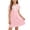 Pink1, variant on Afuyipoi ​Girls Solid Color Peter Pan Collar Dress (2-12 Years) Summer Short Sleeve Soft Cotton Feel Casual Dress for School & Play Light Blue 3T
