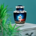 thumbnail image 7 of SABURIAL Baseball Urn - Keepsake Small Urn For Ash - Memorial Urns For Human Remains - Keepsake Decorative Urns For Mom & Dad - Combo - 5 Large 10 Inch & Small 3 Inch, 7 of 7