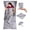 Grey Polyester - Hook & Loop - Single, variant on Sleeping Bag Liner Blue Polyester - with Zipper - Single Adult Cold Weather Camping Travel Use