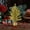 B, variant on christmas decor Christmas Tree Simulation Artificial Christmas Tree Music Box Music Rotating Christmas Tree Luminous Electroplated Color Mini Small Tree