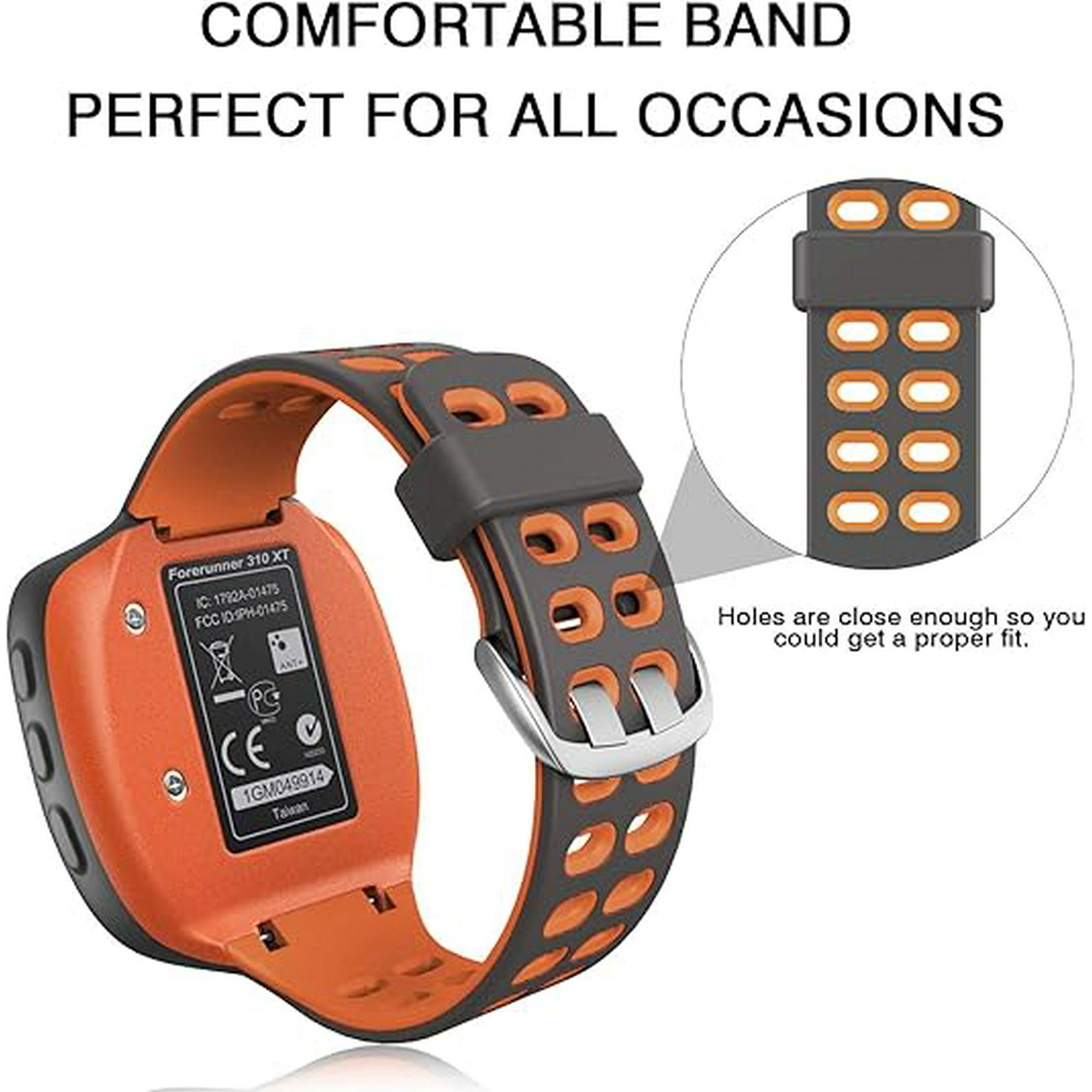 Soft silicone strap for Garmin Forerunner 310XT