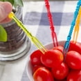 thumbnail image 4 of Colorful Plastic Fruit Forks,200 Pcs 4" Disposable Cocktail Forks Tasting Appetizer Forks Set Toothpick Forks Portable Salad Fruit Forks Mini Cake Forks for Cake Sticks Party Food Dessert Weddings, 4 of 8