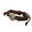 Dark Brown, variant on Unisex Eight Diagram Faux Leather Rope Weave Charm Infinity Multilayer Bracelet for Party,Dark Brown