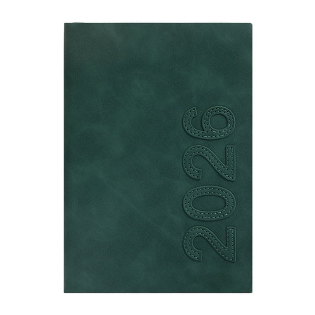 Leodye 1PCS Agenda Daté Compact Pratique pour Maison Bureau Quotidien Carnet de Rendez-Vous -8.46x5.83x0.79 Po