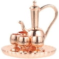 thumbnail image 1 of EeaseCA 1 Set Miniature Tea Set Mini Tea Set Miniature Tea Pot Cups Mini House Accessories, 1 of 8