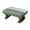 Green, variant on Tnarru Modern Rectangle Chair Step Stool Small Low Ottoman Soft Comfortable Footrest with Wooden Legs for Office Bedroom Dining Desk Green