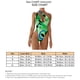 thumbnail image 5 of Traje de baño de una pieza para mujer, un solo hombro, cuello profundo, hermosos patrones, traje de baño de cintura alta, verde M, 5 of 6