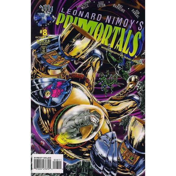 Primortals (Leonard Nimoy's , Vol. 1) #8 VF ; Tekno Comic Book