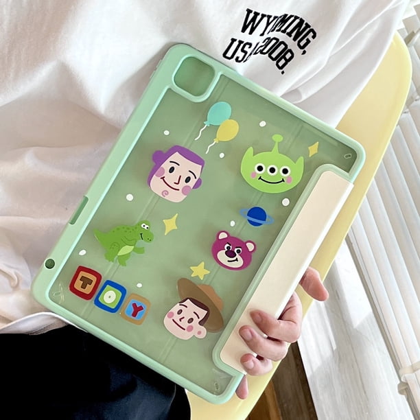 ipad Magnético Acrílico-Buzz Lightyear Para Caso 2019 10.2 air 4 10.9 9.7 Pulgadas tablet pro 11 18 8a Generación 17 Silicona 11 air3 ultra th